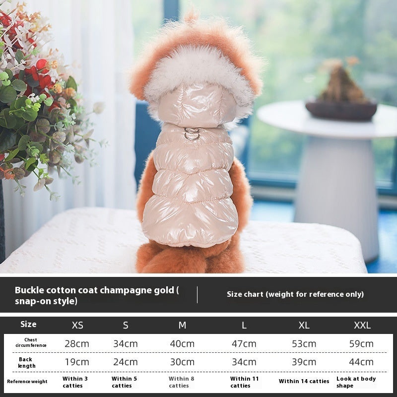 Autumn and Winter Pet Clothing Cotton Vest