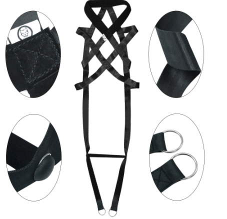 Cotton Dog Training Leash with Chest Strap