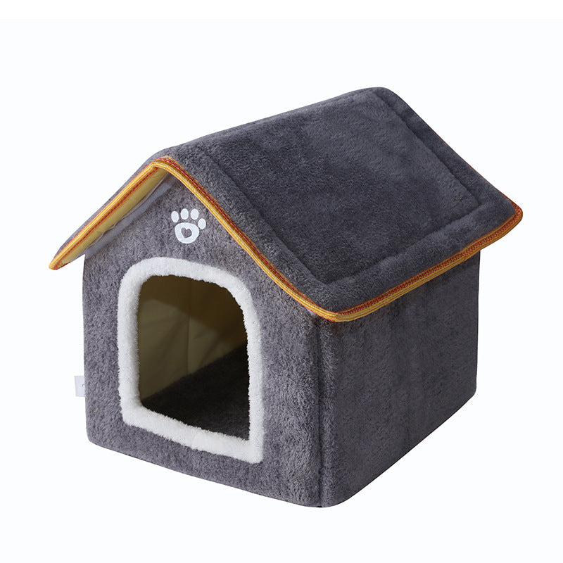 Pet Warmth Closed Removable And Washable Nest