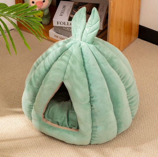 Winter Warm Semi-Enclosed Removable And Washable Four Seasons Universal Pet Bed