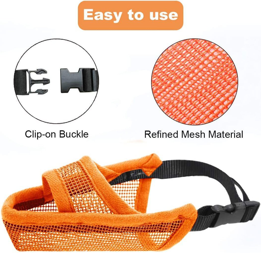 Breathable Mesh Anti-Bark Dog Muzzle