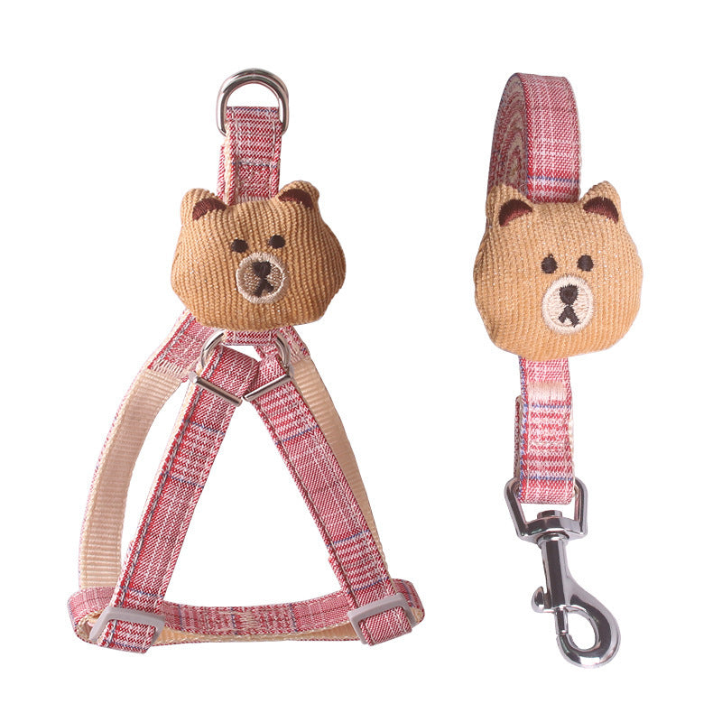 Pet Dog Rope Adjustable Small And Medium-Sized Dog Vest Type Lead