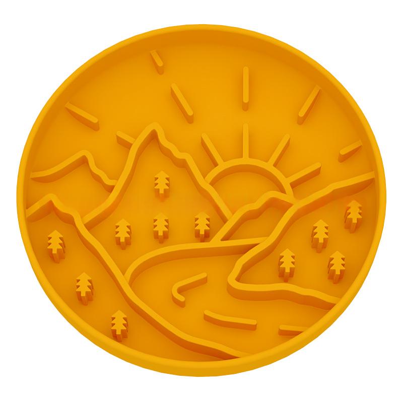 Slow-Feeding Silicone Dog Bowl