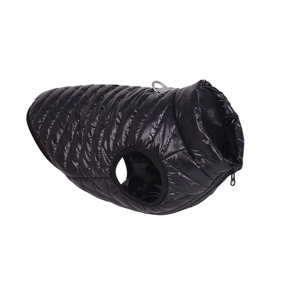 Autumn Winter Nylon Zipper Puppy Jacket