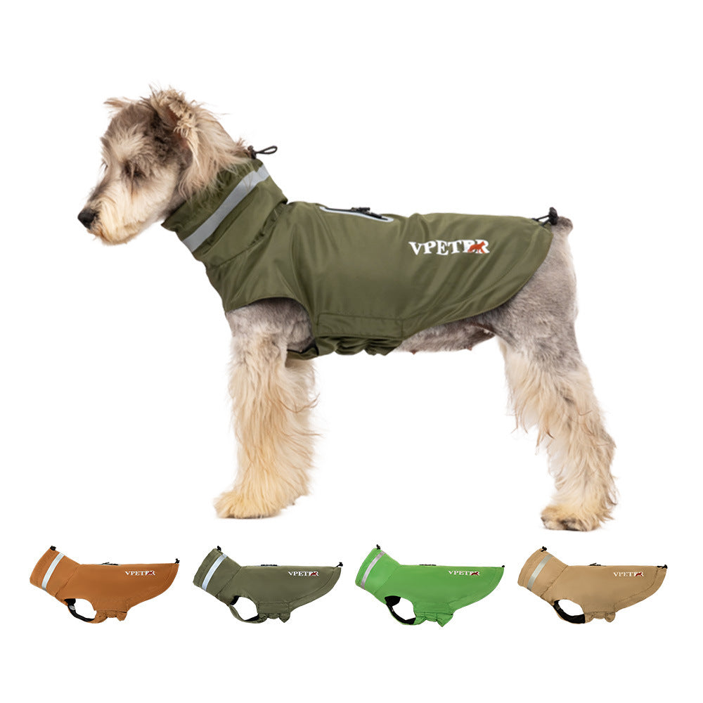 Reflective Windproof Dog Rain Poncho
