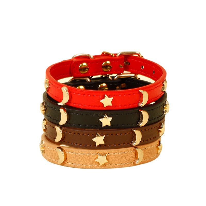 Pet Collar Star Moon Simple Anti-Bite