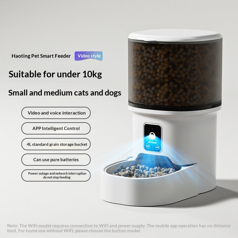 Smart WiFi Automatic Cat Feeder 4L