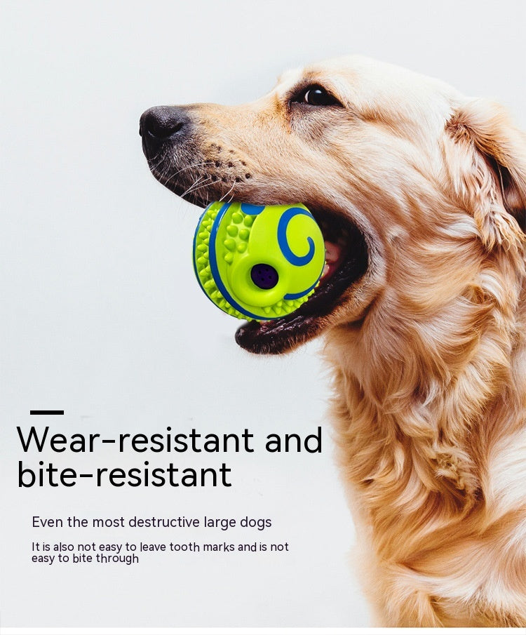 Dog Toy Ball Molar Teeth Cleaning Large Dog Puppy Bite-Resistant Relieving Stuffy Sound Big Dog Toy