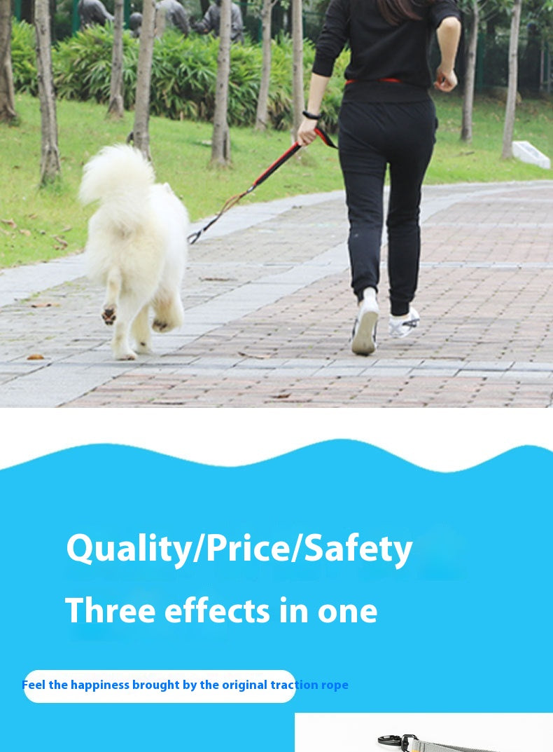 Pet Running Hand Holding Rope Explosion-Proof Exercise Dog Walking Traction Belt