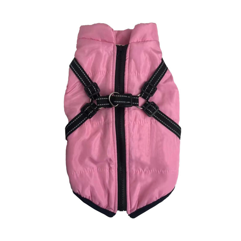 Winter Dog Cotton Chest and Back Vest