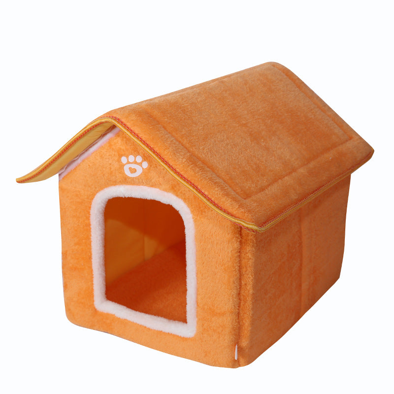 Pet Warmth Closed Removable And Washable Nest