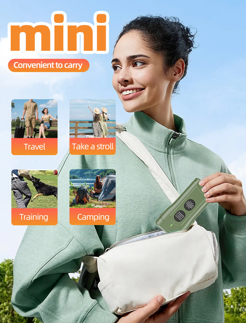 Handheld Ultrasonic Anti-Bark Dog Training Device
