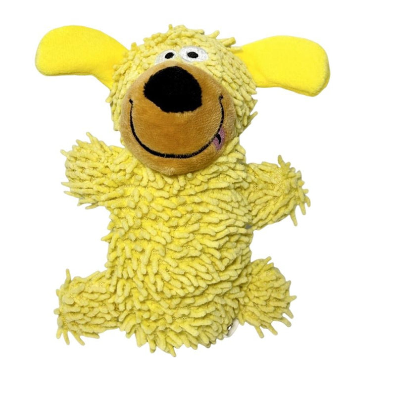 Plush Squeaky Teething Dog Toy