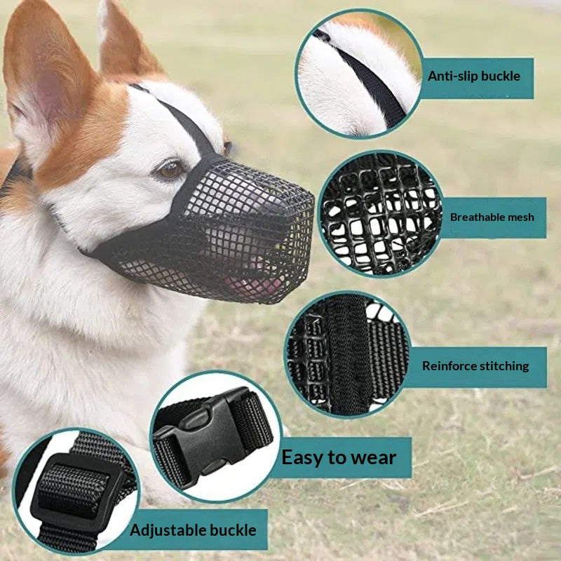 Breathable Mesh Dog Muzzle