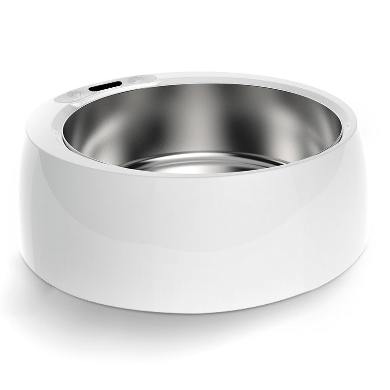 Round Stainless Steel Smart Heating Bowl Feeder