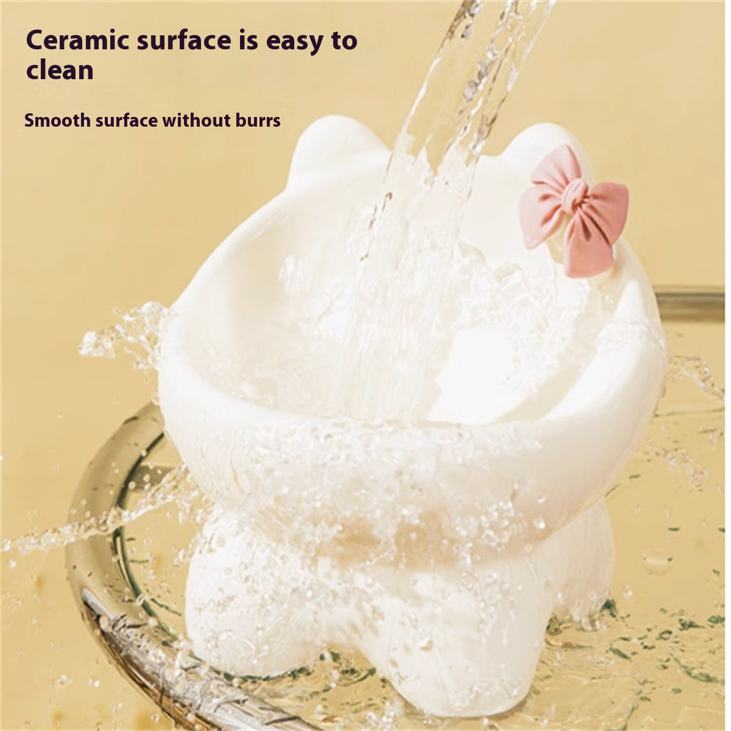 Protect The Cervical Vertebrae, Not Easy To Tip Over, And Prevent Black Chin Pet Bowl