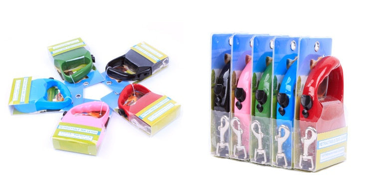 Pet Supplies Hand Holding Rope Automatic Retractable Dog Walker
