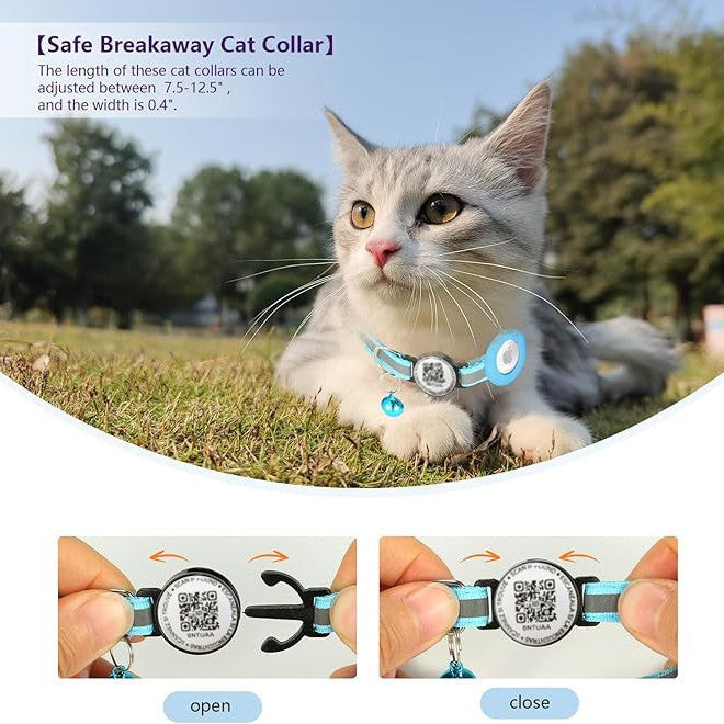 QR Code Anti-Lost Tracking Dog Collar