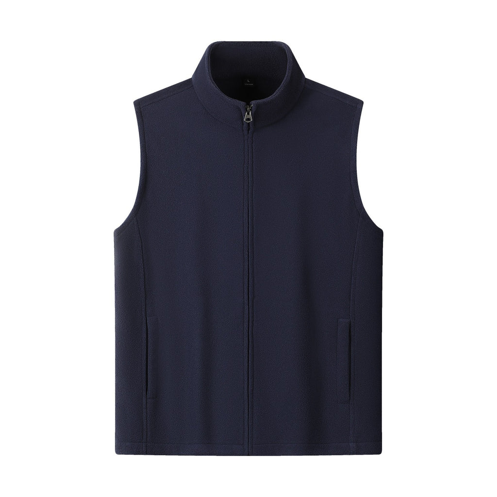 Men's Zip Fleece Cardigan Vest