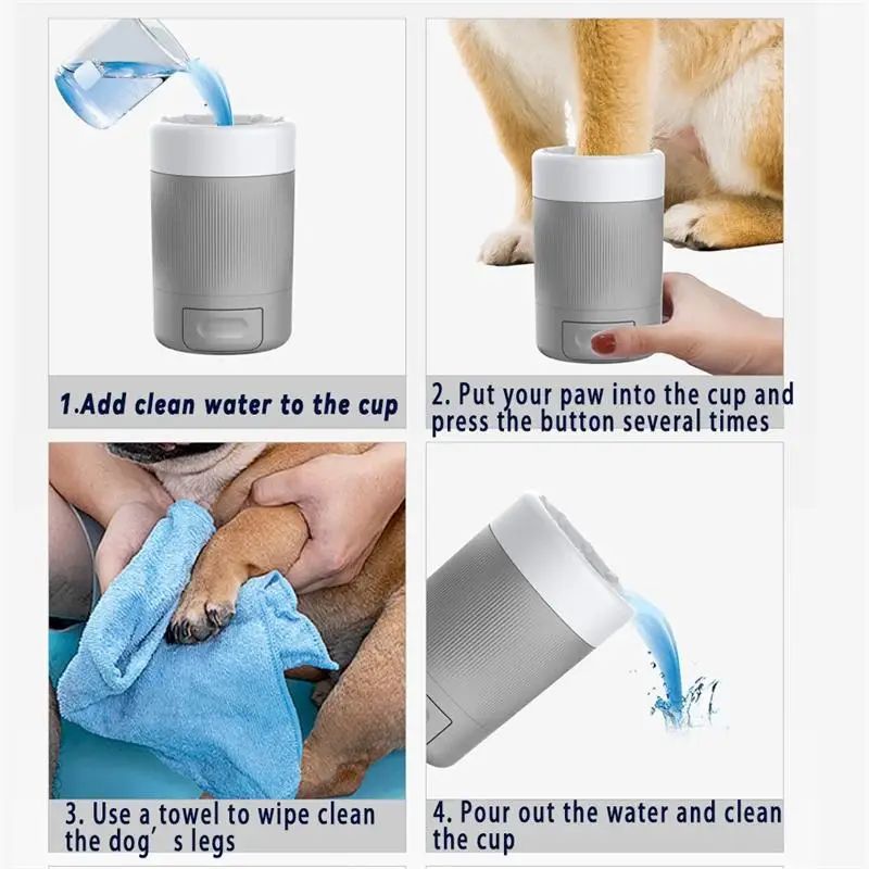 Semi-Automatic Pet Foot Wash Cup