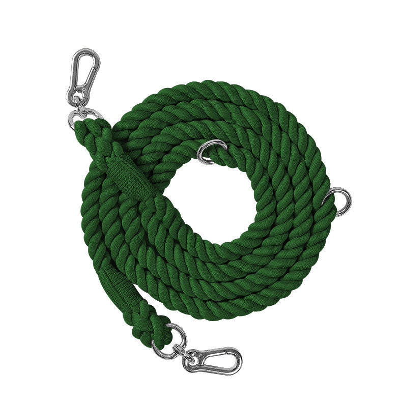 Multifunctional Braided Double-Ended Dog Leash