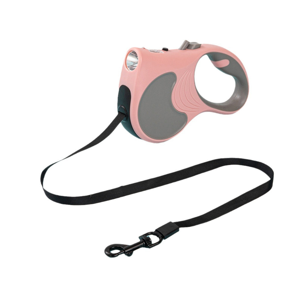 New Automatic Retractable Pet Hand Holding Rope With Light
