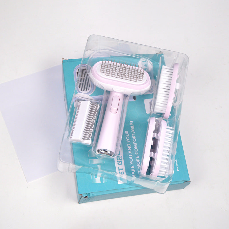 Hair Removal Steel Needle Pet Comb Bath Brush