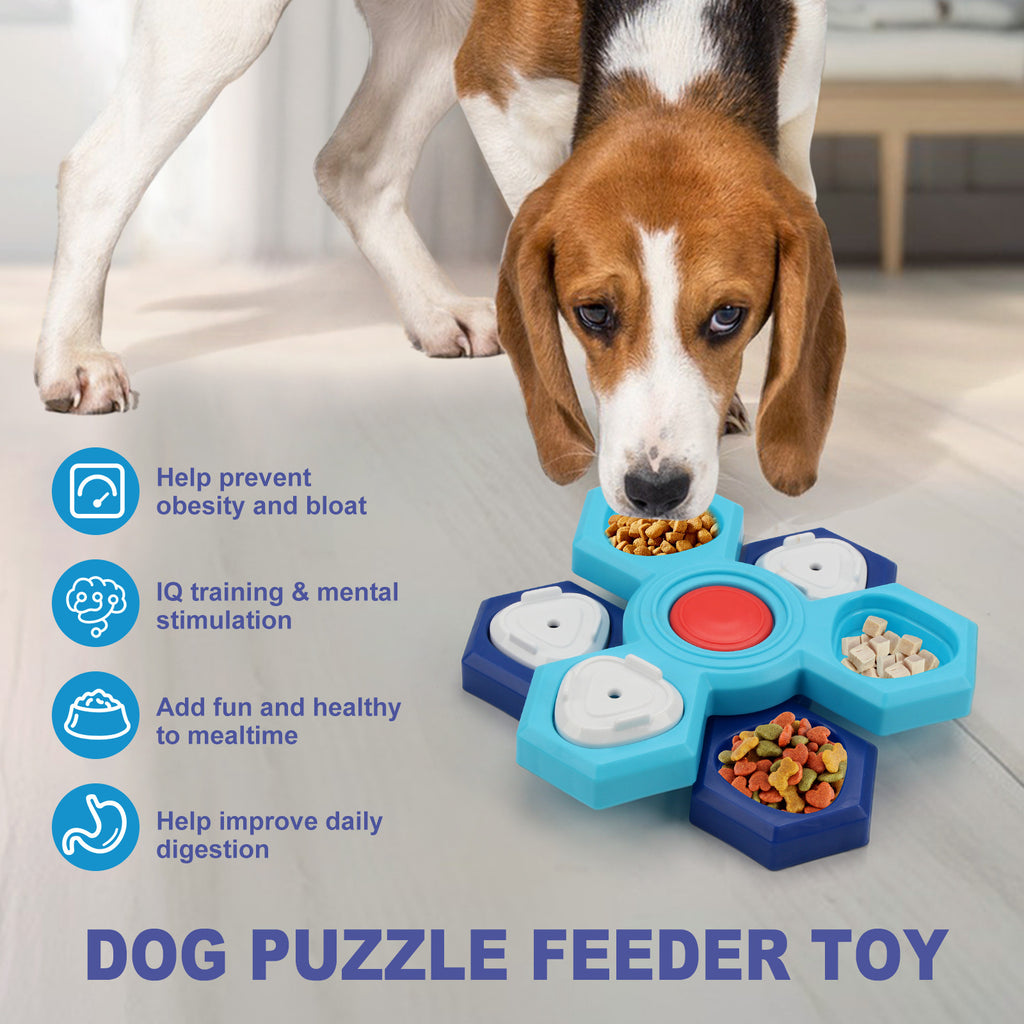 Four-Layer Slow Feeder Puzzle Dog Bowl