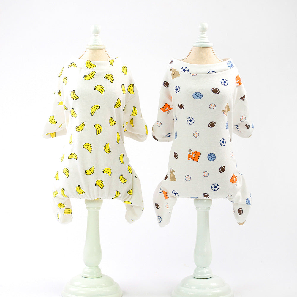 Five-Color Pet Pajamas for Home