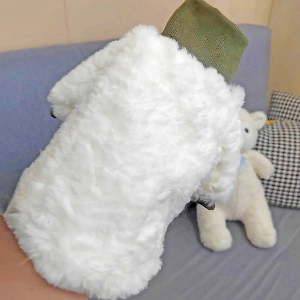 Small And Medium-Sized Dogs Thick Warm And Cute Turtleneck Plush Cotton-Padded Coat