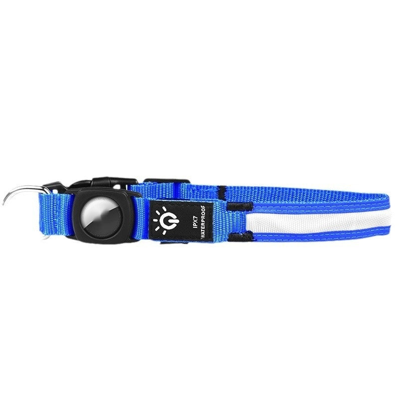 Protective Cover Positioning Tracker Waterproof Led Pet Luminous Collar