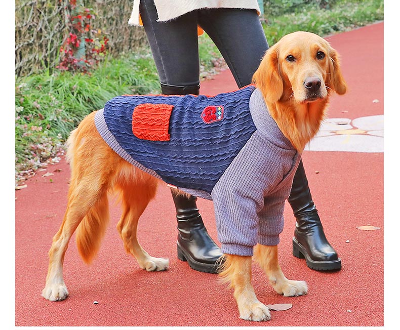 Pet Winter Thickening Large Dog Clothes Sweater