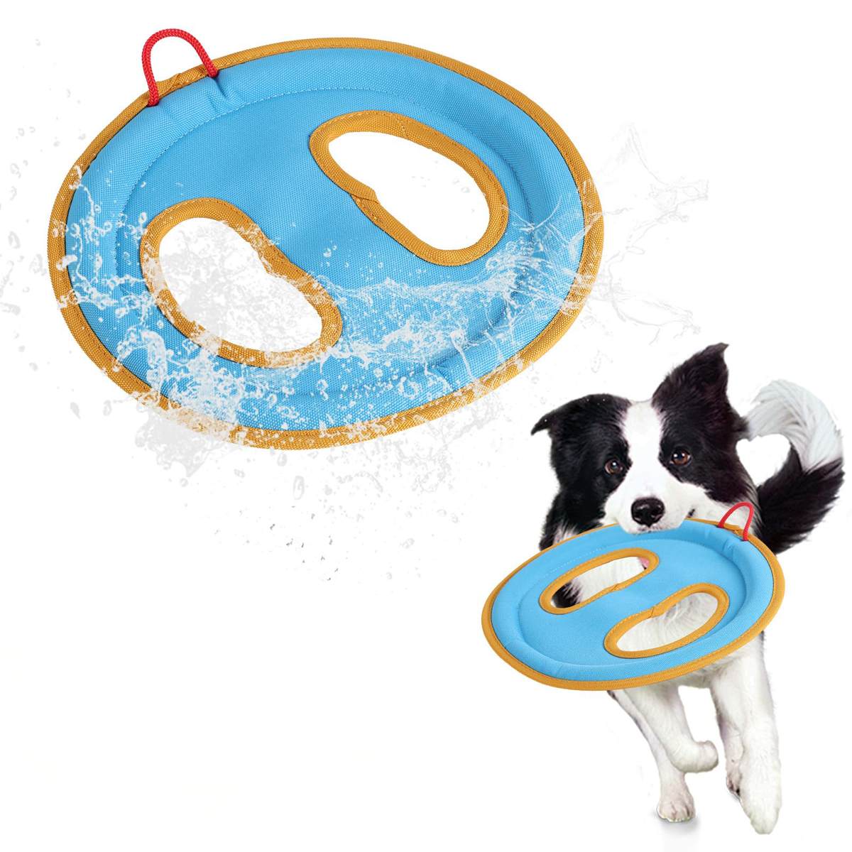 Floating Canvas Dog Flying Disc Toy