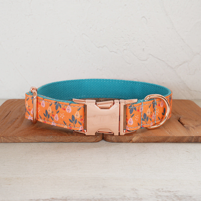 Cherry Pear Dog Collar And Leash
