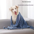 Coral Fleece Bathing Towel for Pet Cleaning