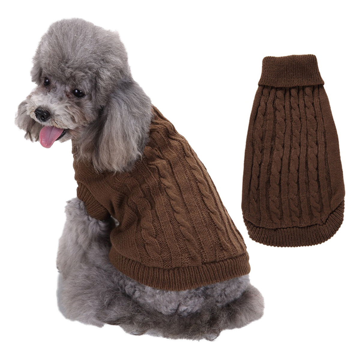 Solid Color Dog Sweater