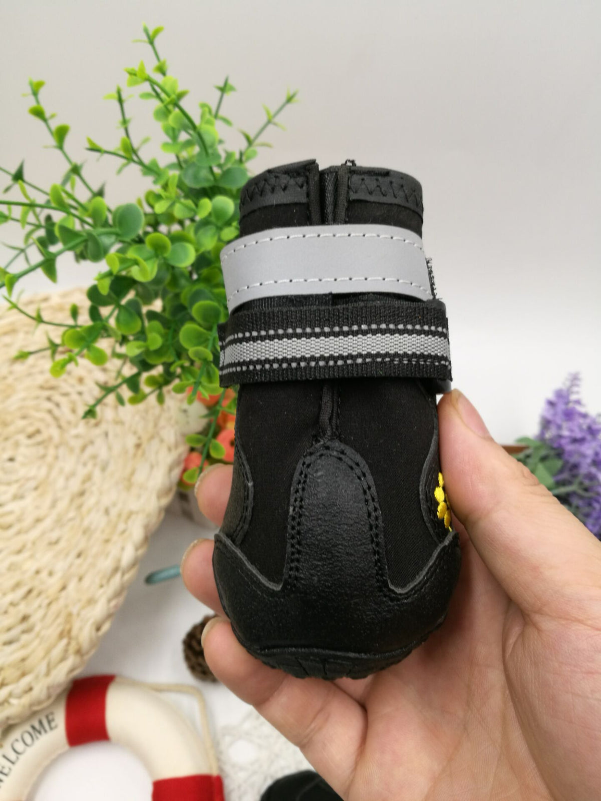 Dog Shoes With Waterproof PVC Soles