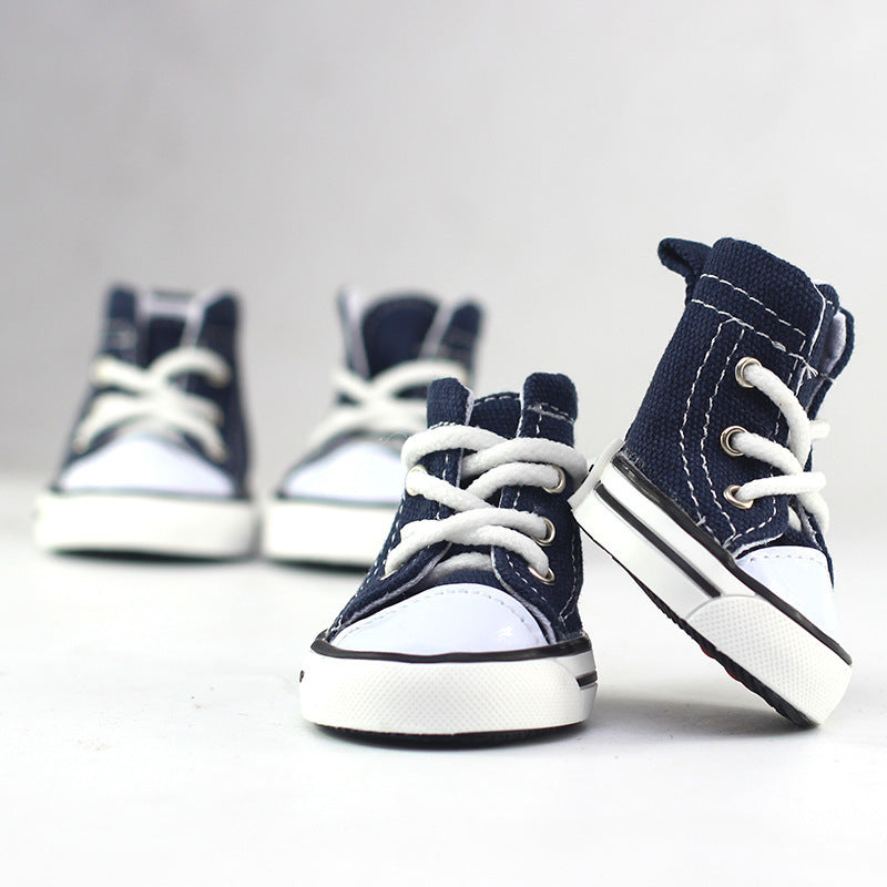 Cowboy Canvas Dog Shoes