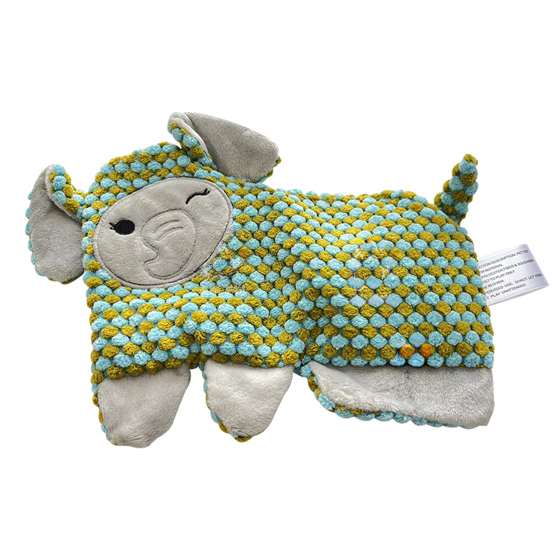 No-Stuffing Squeaky Crinkle Dog Toy