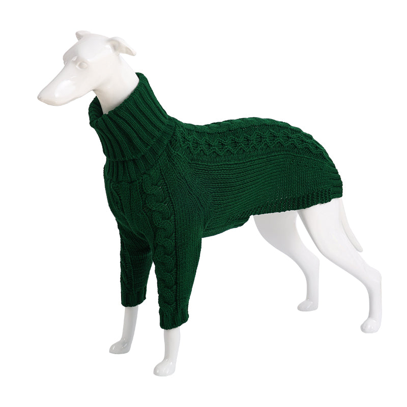 Winter High Collar Dog Sweater