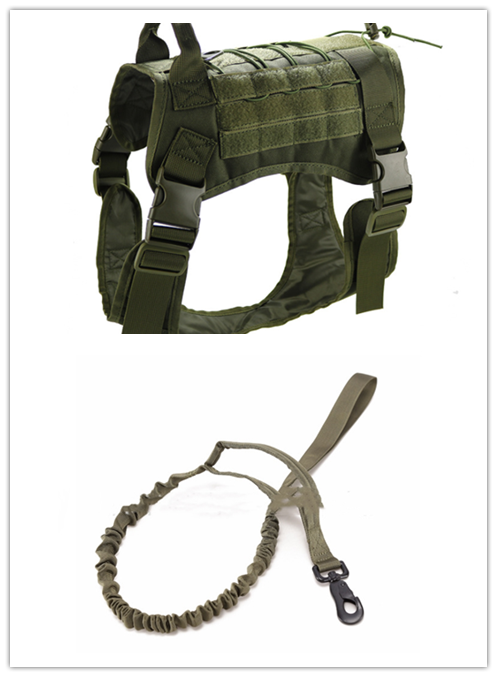 Tactical Large Dog Vest Dog Patrol Equipment Pet Dog Clothes K9 Chest Strap
