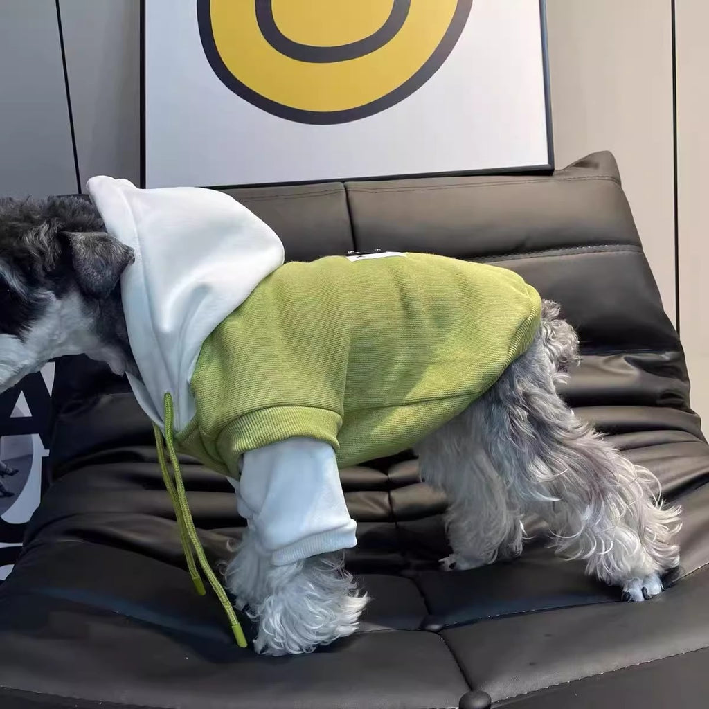 Fleece-Lined Insulated Hooded Pet Sweatshirt