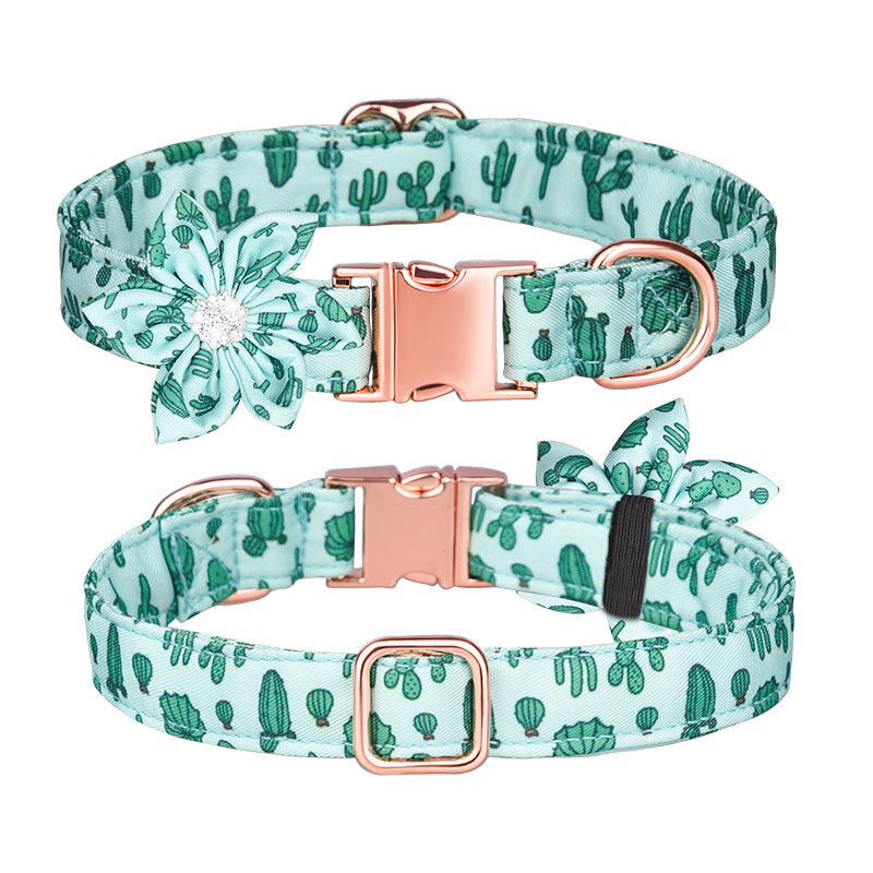 Custom Pet Collar And Leash Set