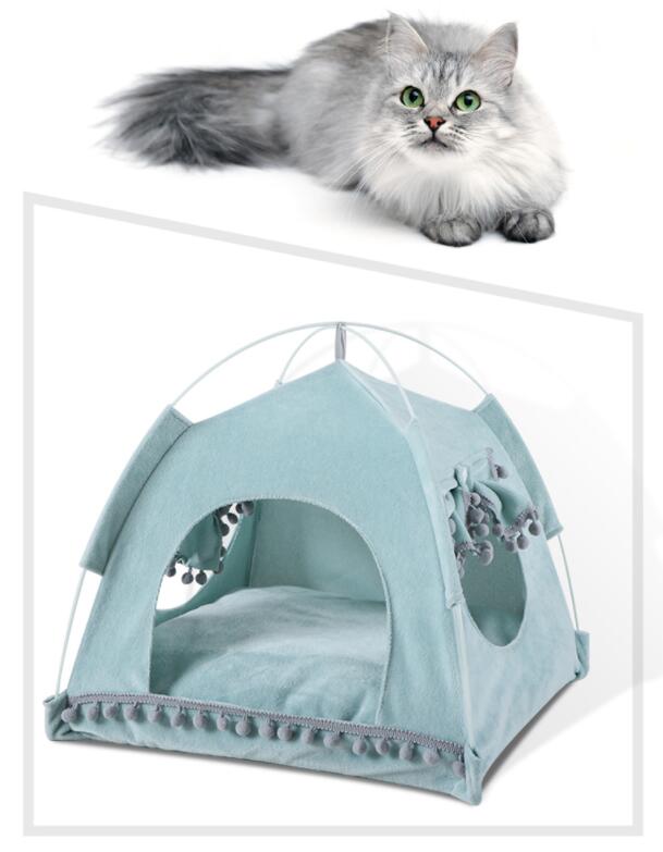 Bite-Resistant Cool Nest House Flannel Kennel