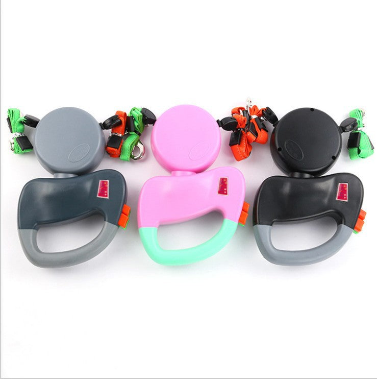 One Tow Two Double Head Pet Leash
