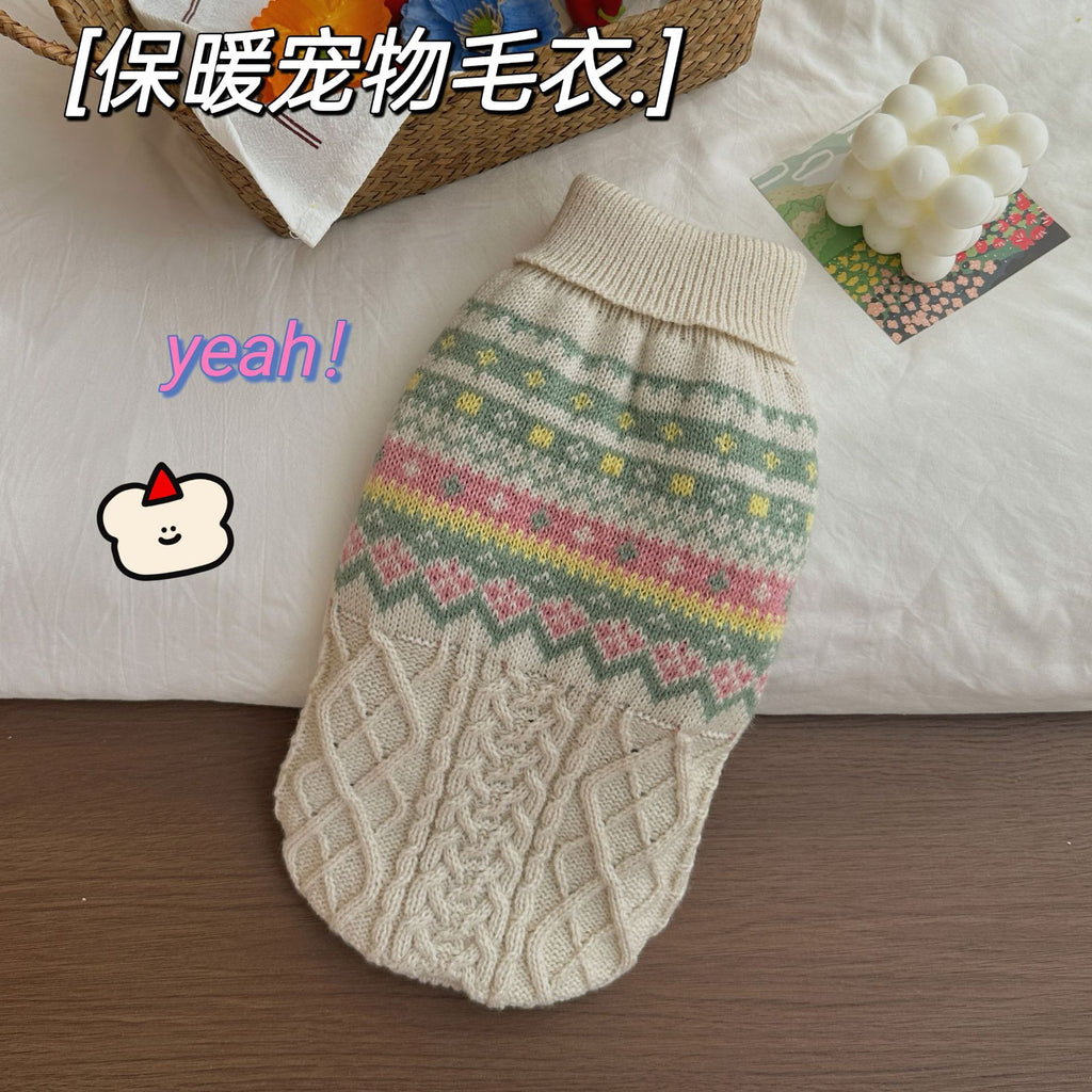 Warm Autumn and Winter Pet Sweater