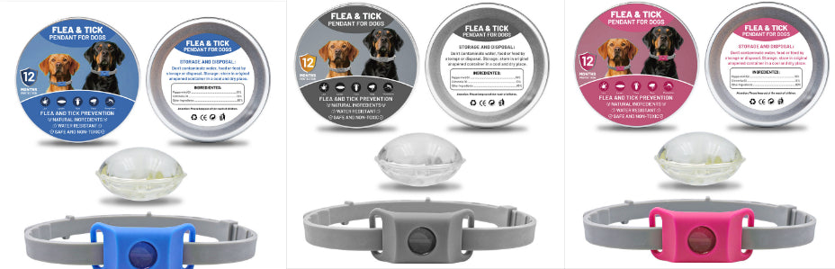 Pet Insect Repellent Button Collar Capsule Suit