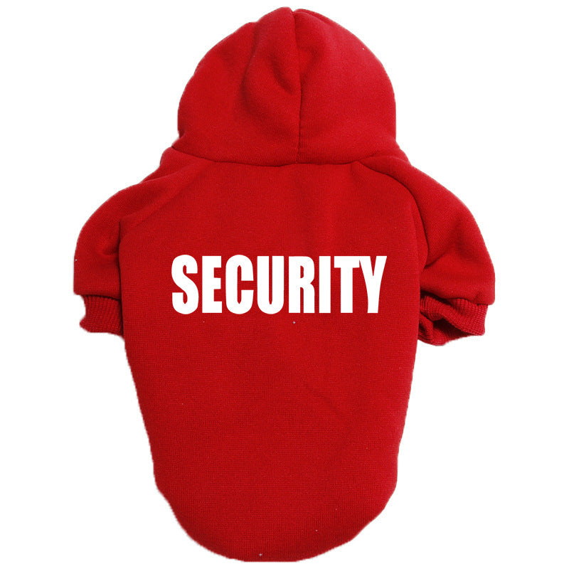 Simple Warm Printed Pet Clothes