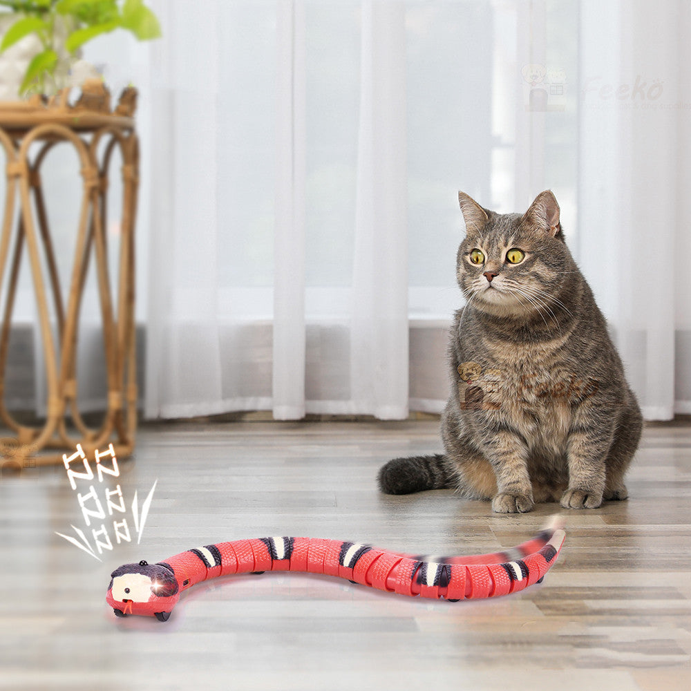 Interactive Electric Induction Snake Dog Toy