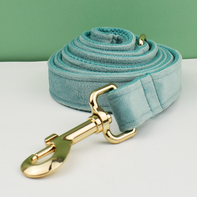 Lake Green New-Style Dog Pet Collar And Leash